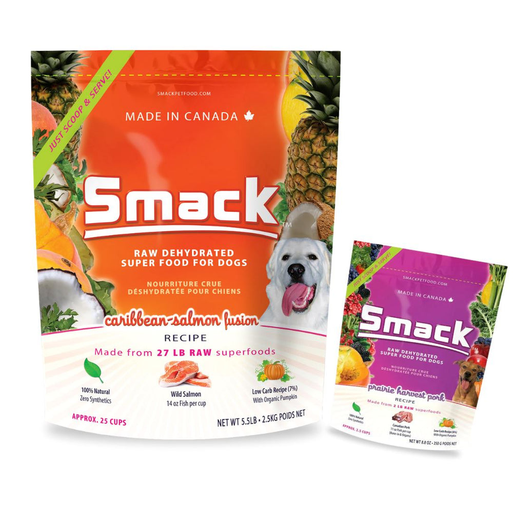 Caribbean-Salmon Fusion Bundle (DOG) Crunchy Style Smack Pet Food 