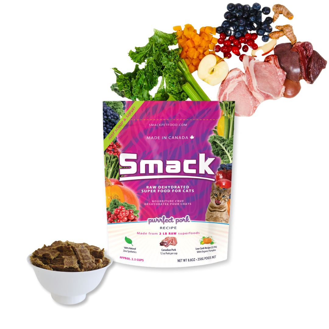 BOGO Bundle: 2x Purrfect Pork 250g + Purrfect Pork 250g (Cat) Crunchy Style Smack Pet Food 