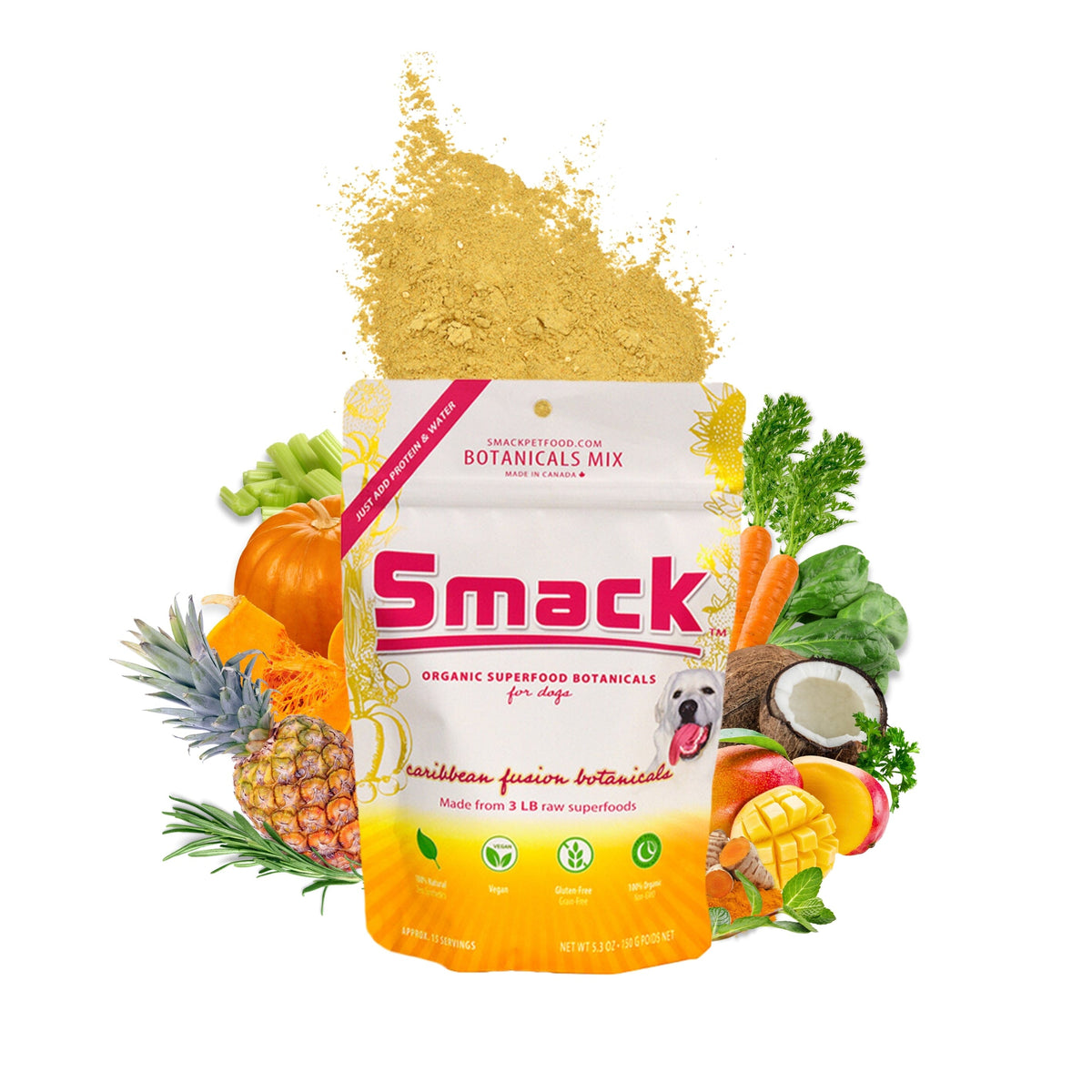 Caribbean Fusion Botanicals (DOG) Botanicals Mix Smack Pet Food  Main image