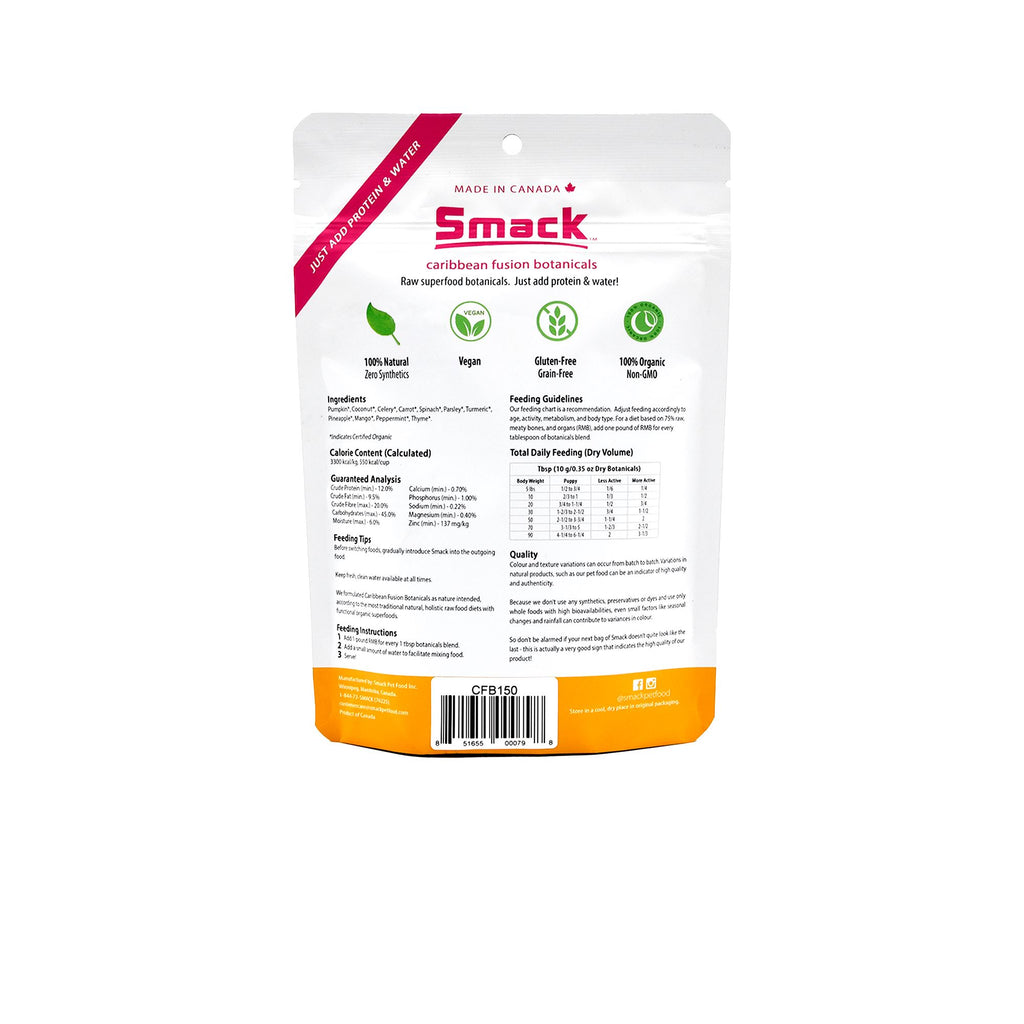 Caribbean Fusion Botanicals (DOG) Botanicals Mix Smack Pet Food 