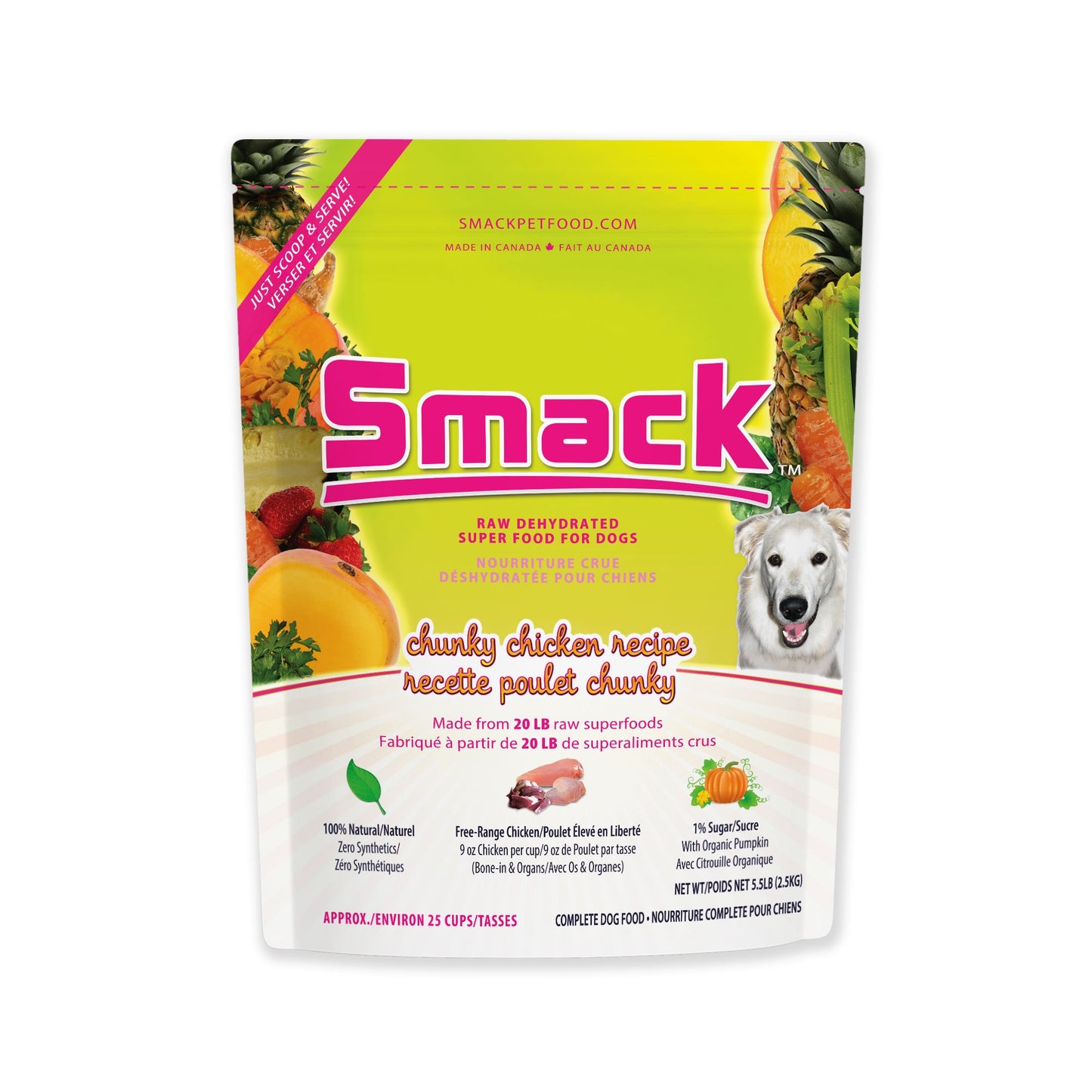
                  
                    Chunky Chicken (DOG) Crunchy Style Smack Pet Food 
                  
                