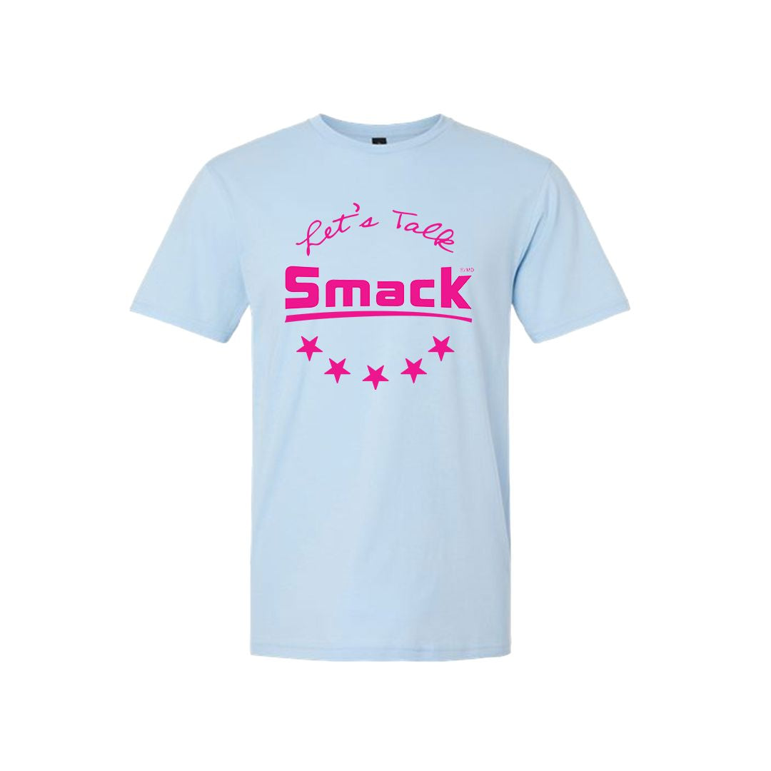 
                  
                    Let's Talk Smack™ T-Shirt - Unisex - Blue Apparel Smack Pet Food 
                  
                