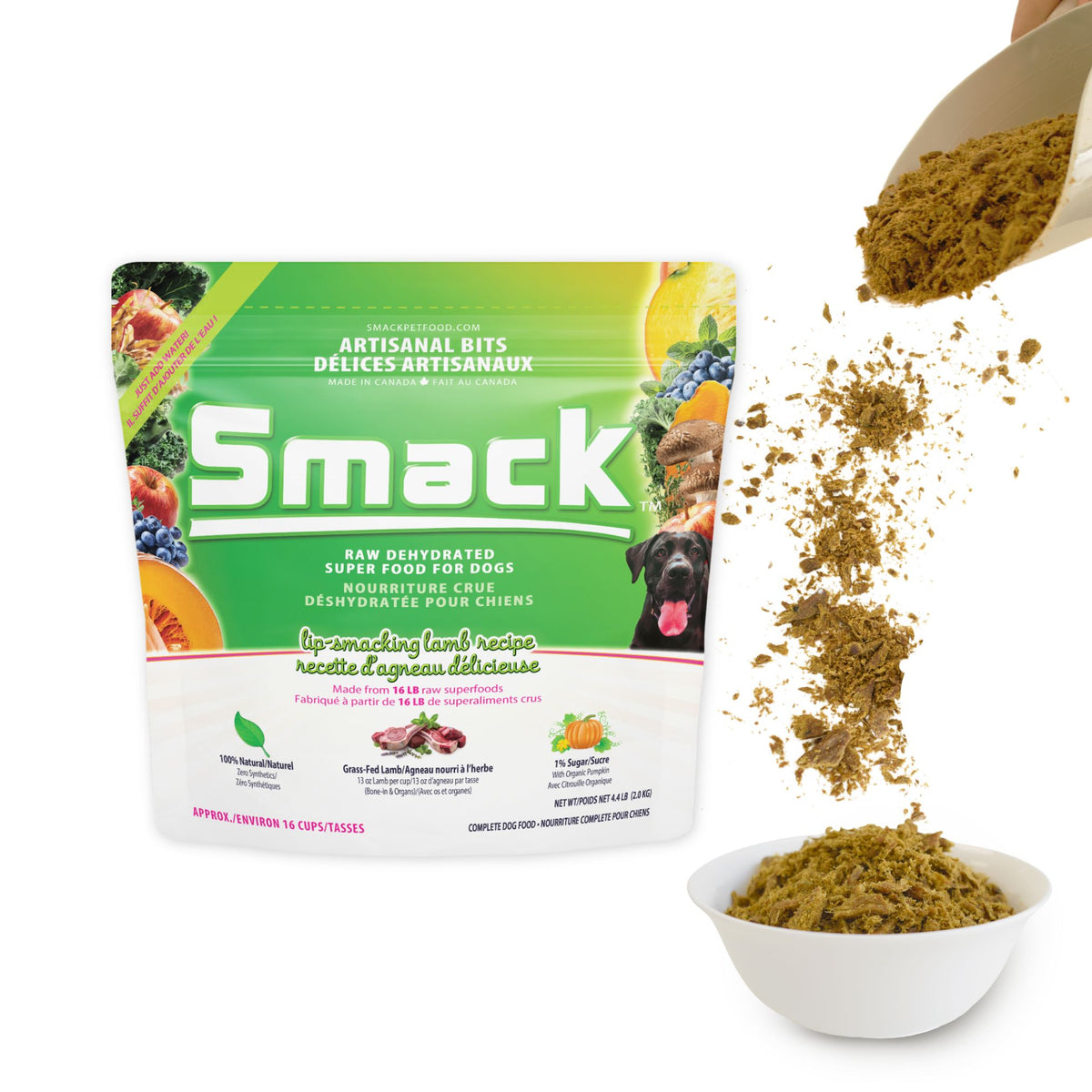 Lip-Smacking Lamb | ARTISANAL BITS (DOG) Artisanal Bits Smack Pet Food 2.0 kg (16 cups)  Main image