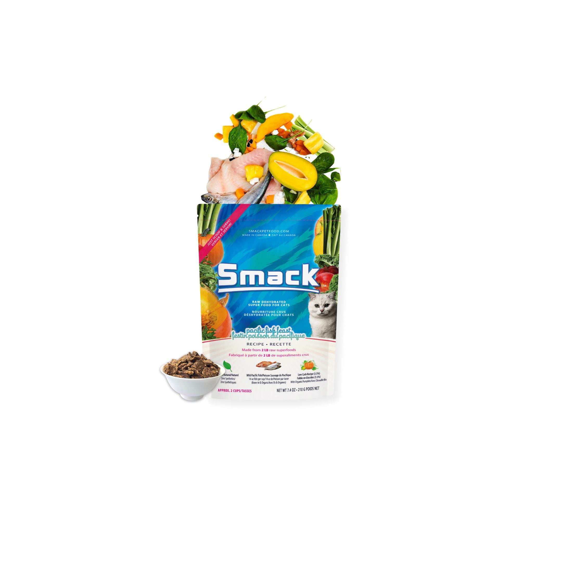 Meal Variety Pack for Cats Crunchy Style Smack Pet Food 