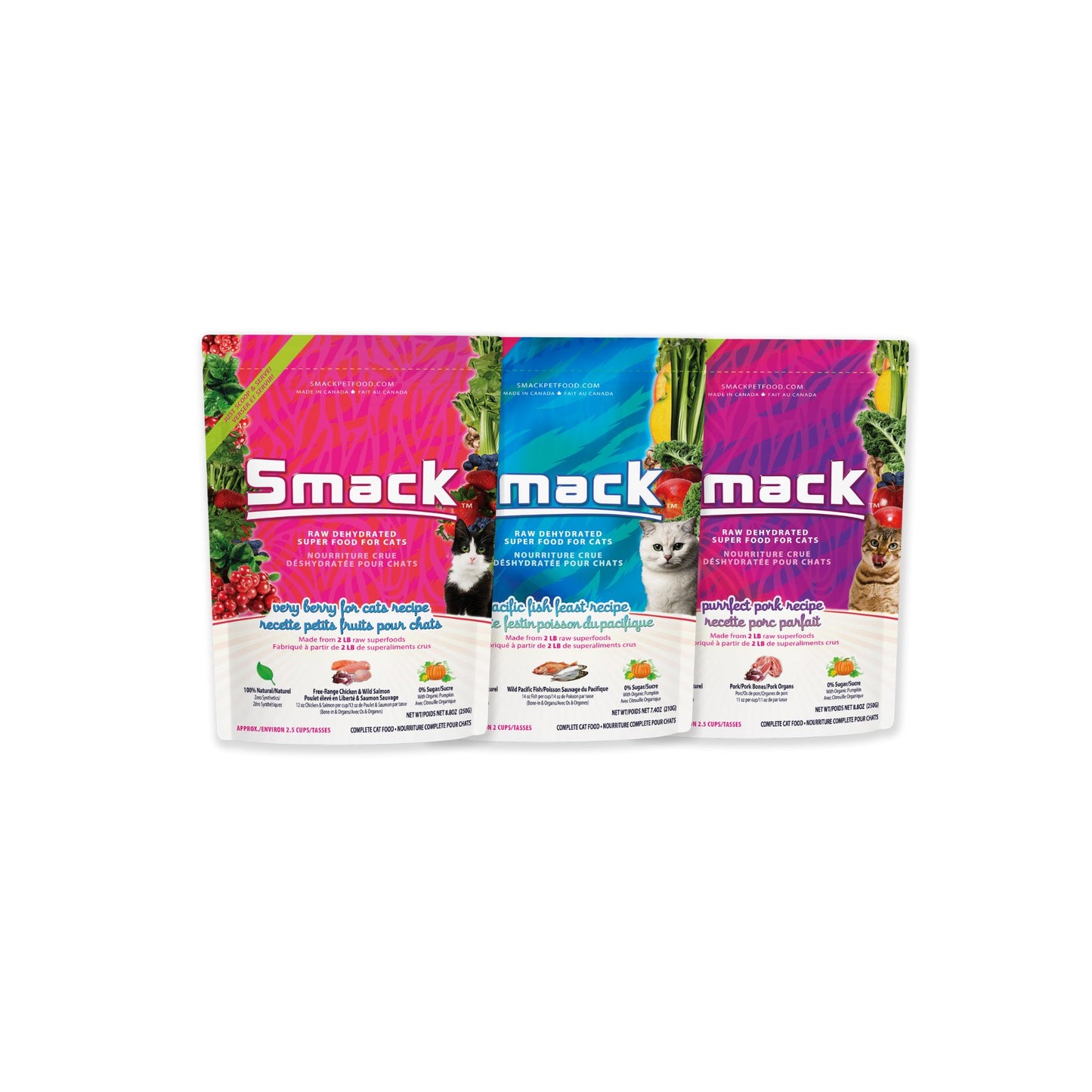 Meal Variety Pack for Cats | W1 | B&B Crunchy Style Smack Pet Food 