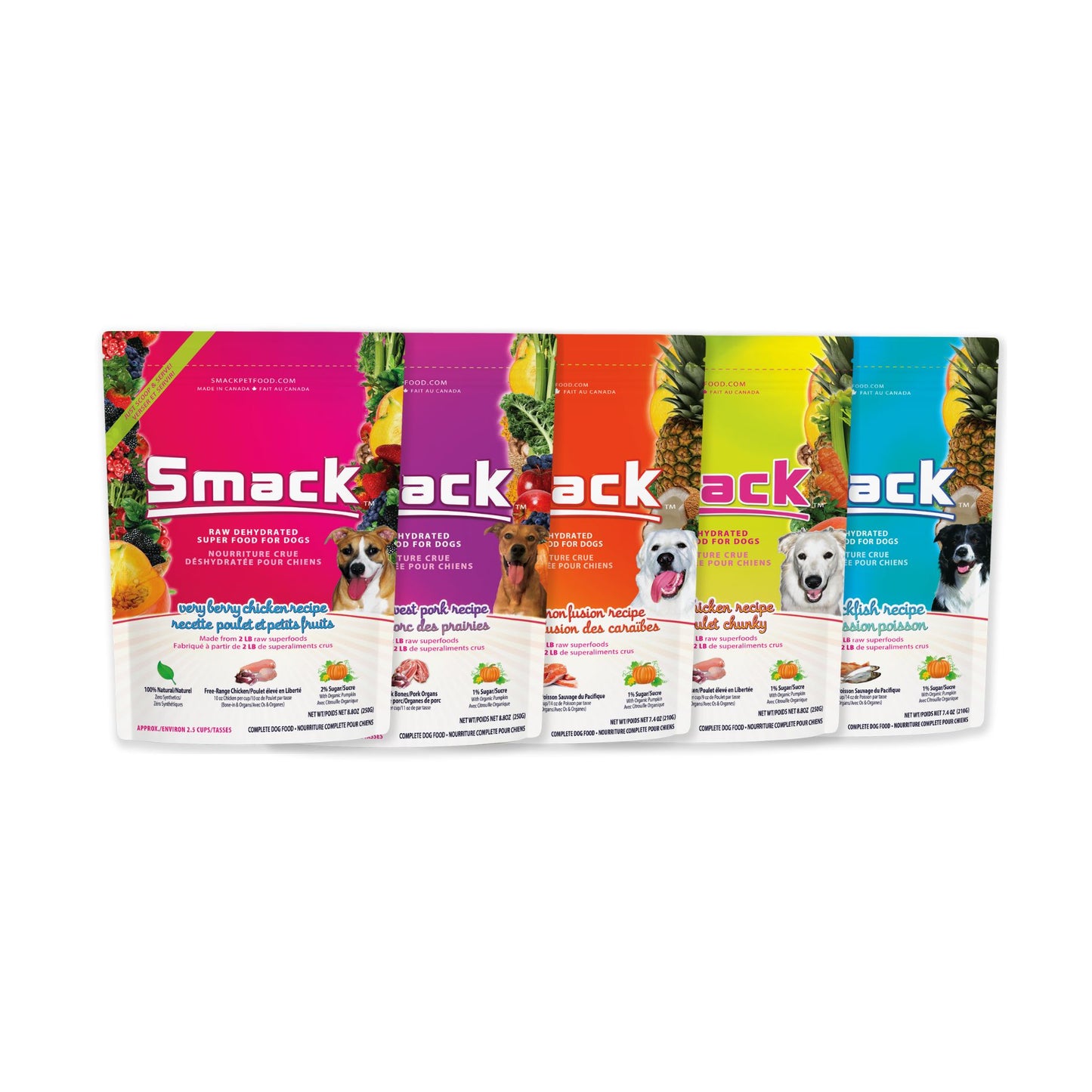 Meal Variety Pack for Dogs Crunchy Style Smack Pet Food 