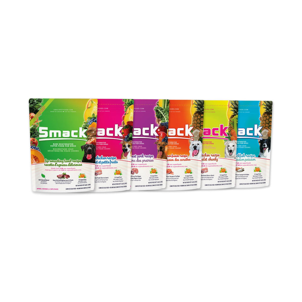 Meal Variety Pack for Dogs Crunchy Style Smack Pet Food 