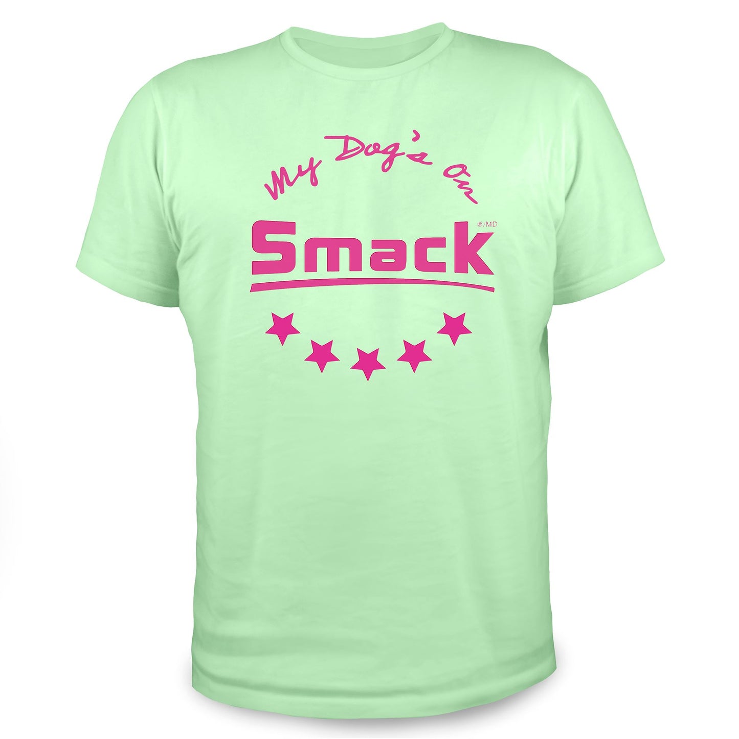 
                  
                    My Dog's on Smack™ T-Shirt - Unisex - Mint Green Apparel Smack Pet Food 
                  
                