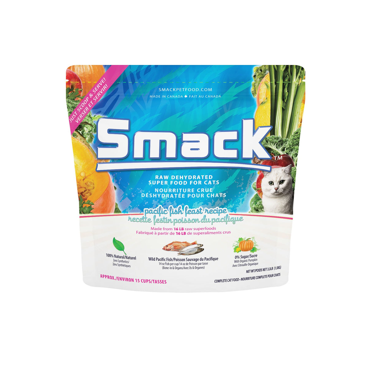 Pacific Fish Feast (CAT) Crunchy Style Smack Pet Food  Main image