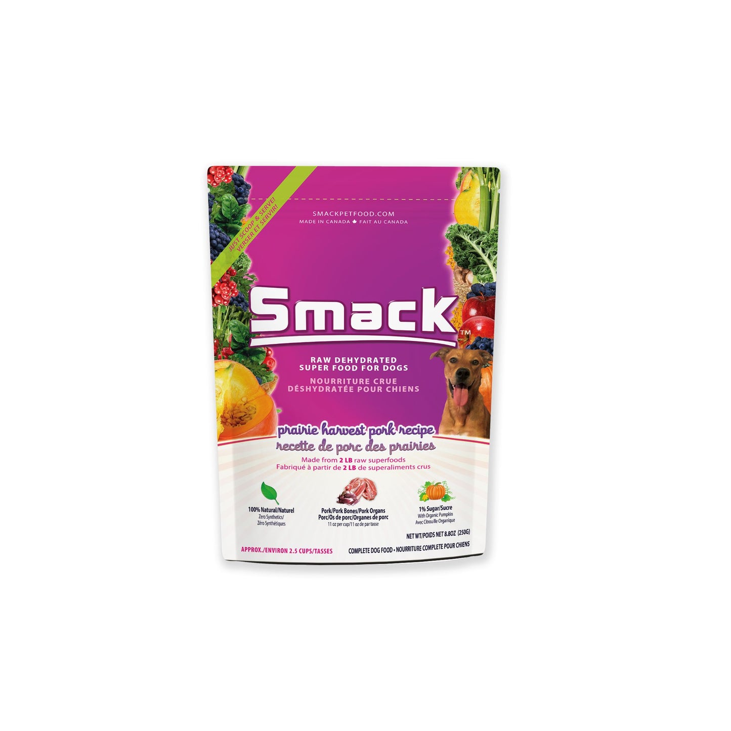 Prairie Harvest Pork | W1 | DOG Crunchy Style Smack Pet Food 