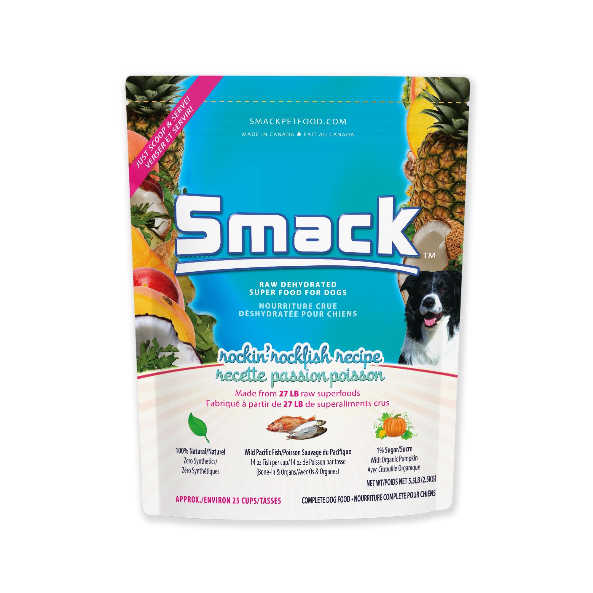 Rockin' Rockfish (DOG) Crunchy Style Smack Pet Food 