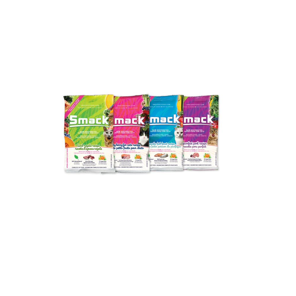 Sample Variety Pack for Cats Crunchy Style Smack Pet Food 