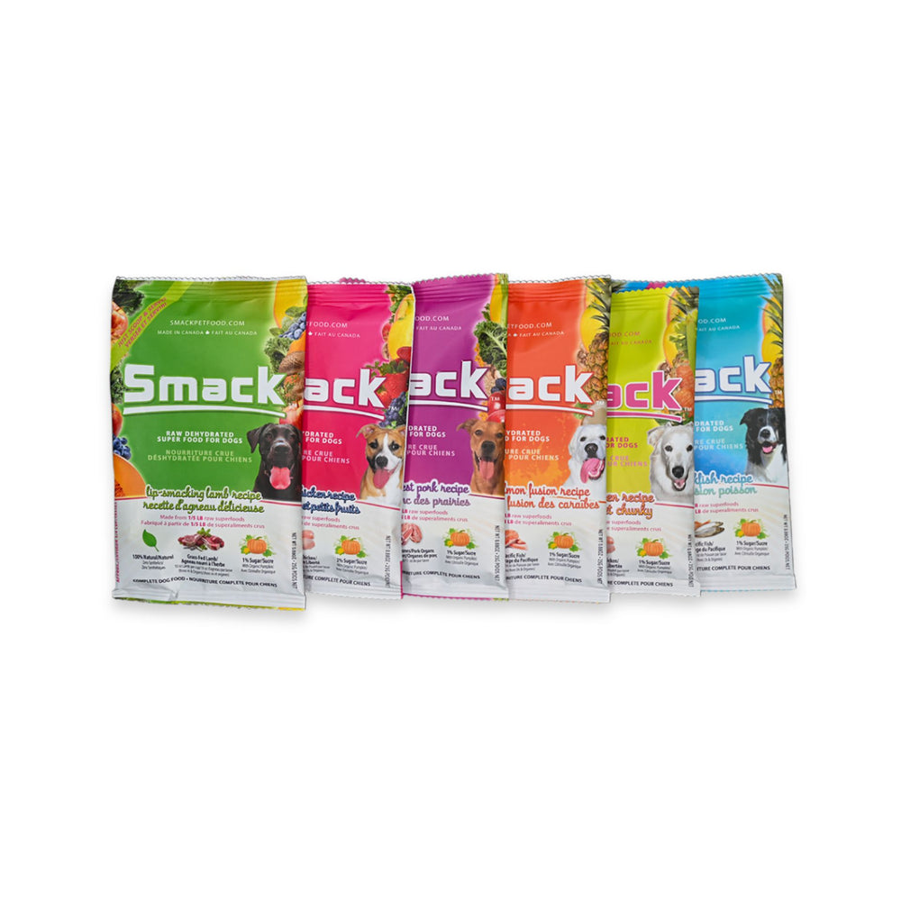 Sample Variety Pack for Dogs Crunchy Style Smack Pet Food 