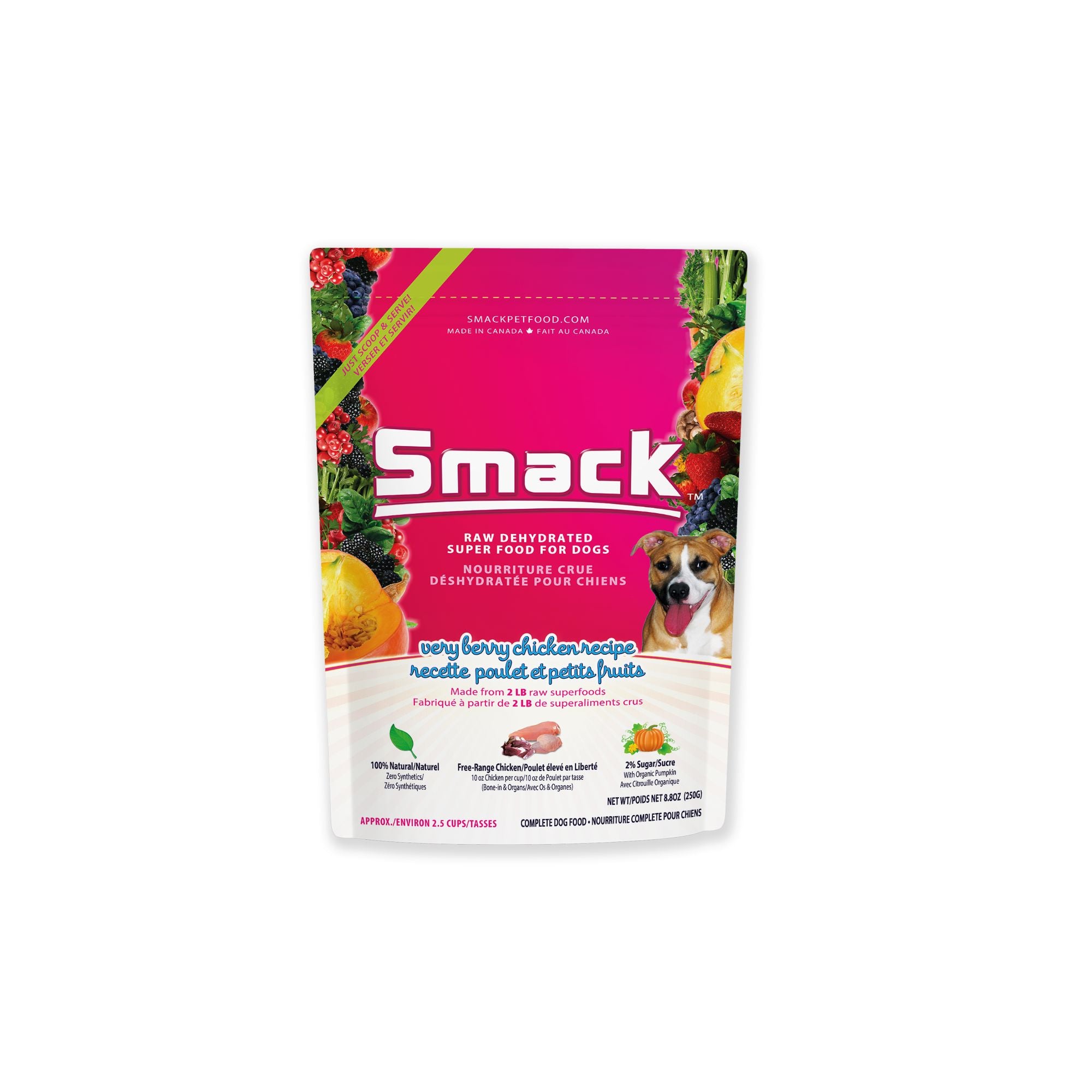 Very Berry Chicken (DOG) Crunchy Style Smack Pet Food 