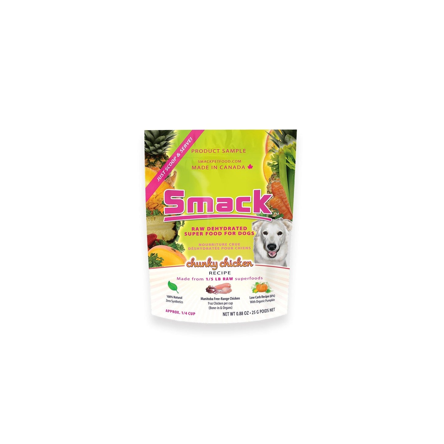 Chunky Chicken | B&B Co. | DOG Crunchy Style Smack Pet Food 25 g | Case of 30 | $2.64 ea 