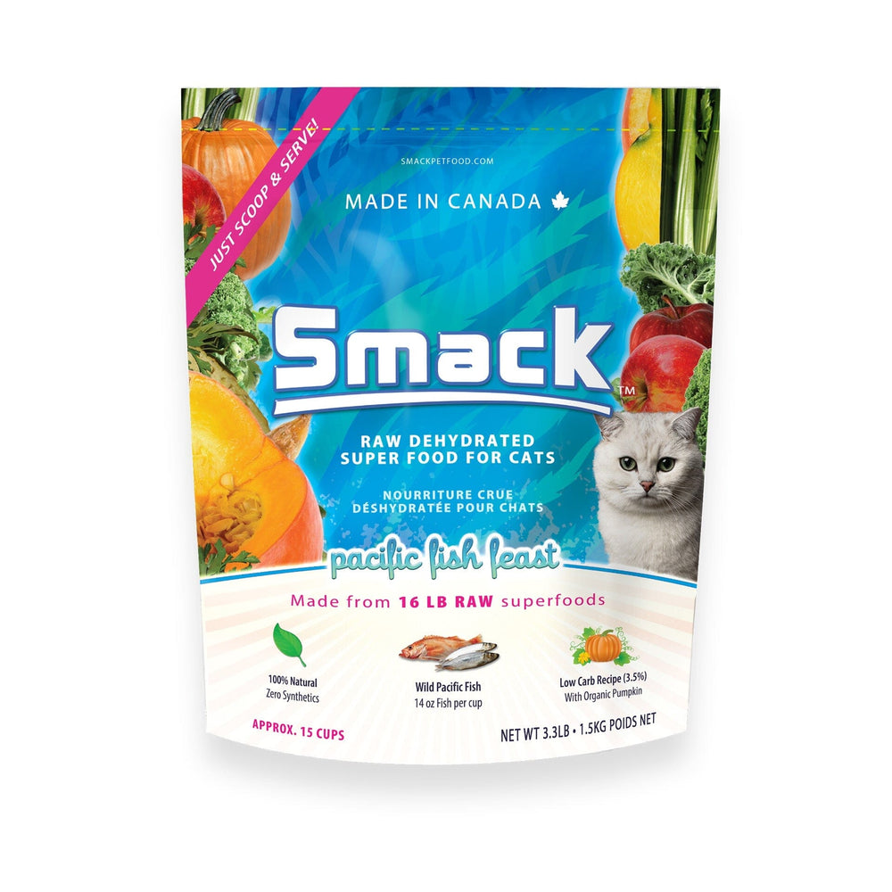 Pacific Fish Feast | B&B Co. | CAT Crunchy Style Smack Pet Food 1.5 kg | Case of 2 | $64.68 ea 