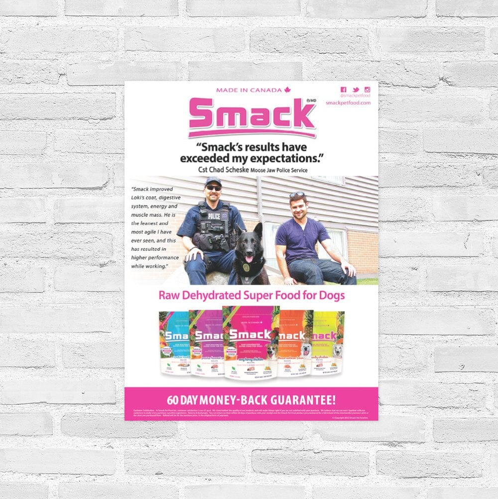 Poster - 18" x 24" Smack Pet Food 18" x 24" - Single Poster 