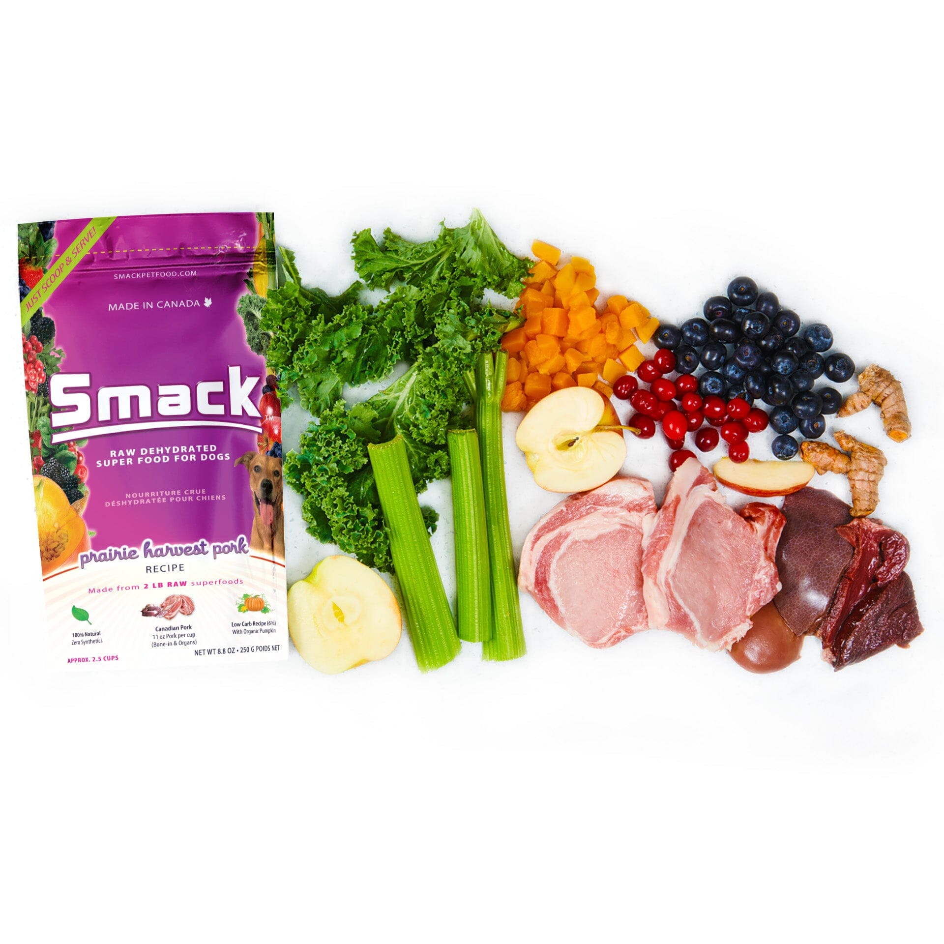 Prairie Harvest Pork (DOG) Crunchy Style Smack Pet Food 