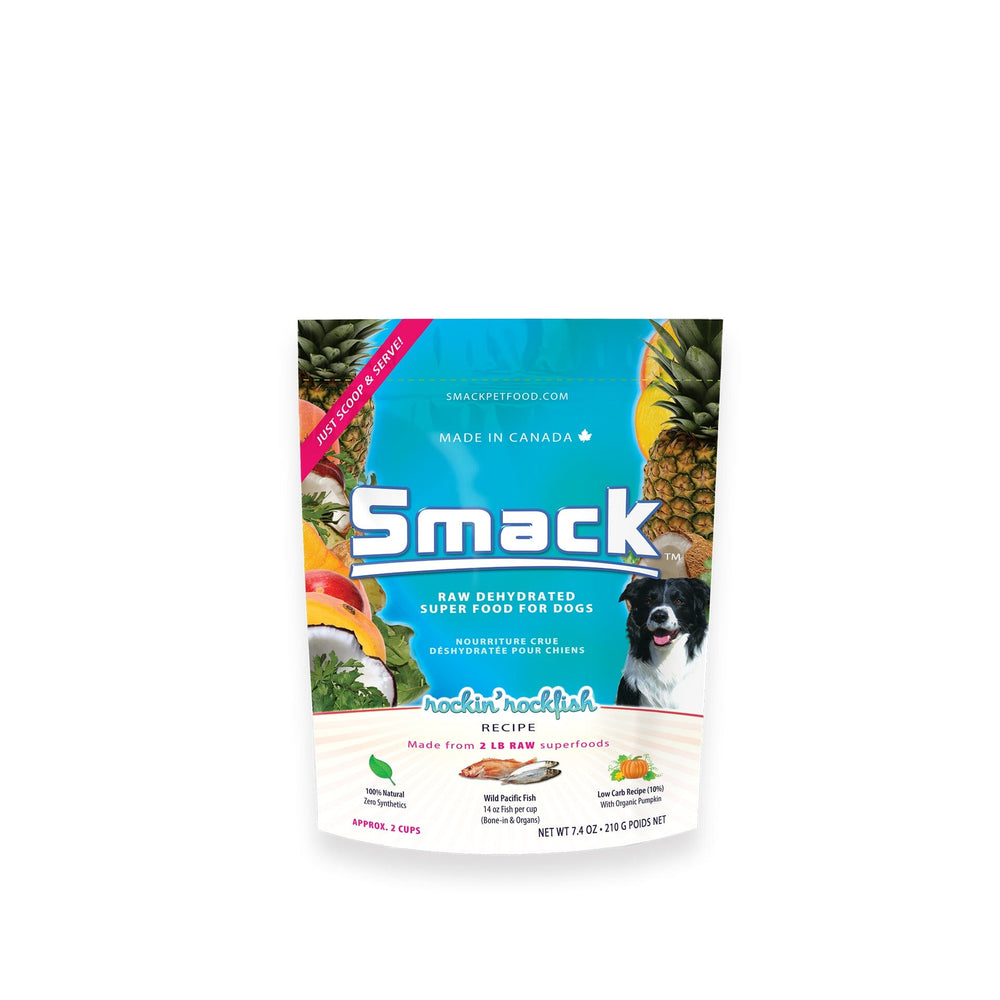 
                  
                    Rockin' Rockfish (DOG) Crunchy Style Smack Pet Food 210 g (2 cups) 
                  
                
