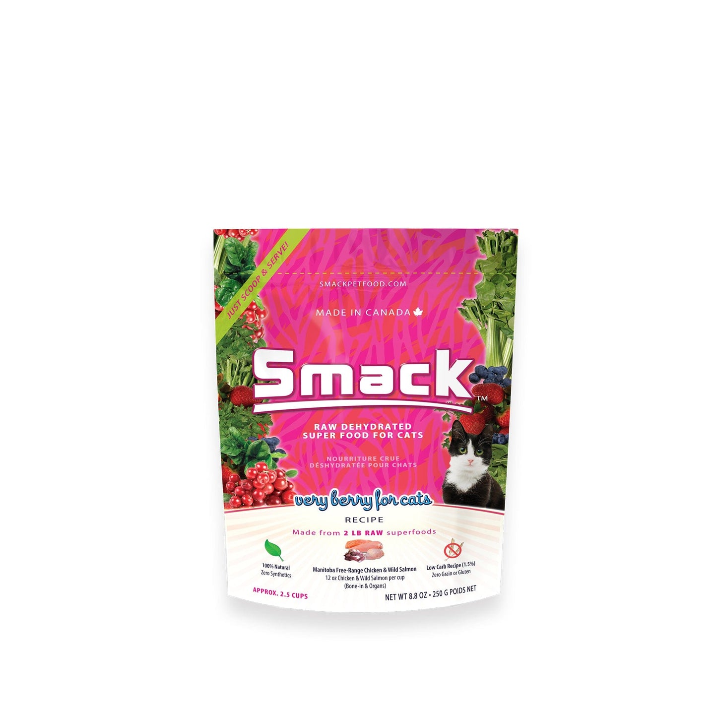 
                  
                    Very Berry for Cats Crunchy Style Smack Pet Food 250 g (2.5 cups) 
                  
                